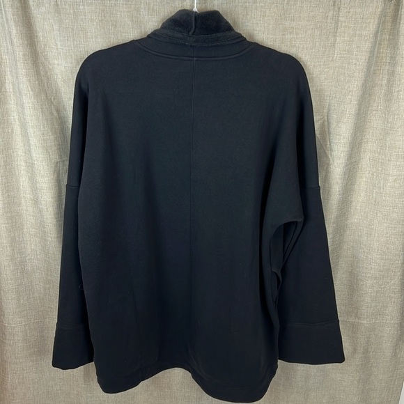 Athleta Women’s M Cozy Karma Funnel Neck Sweatshirt Pullover Pocket - Picture 2 of 6